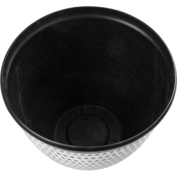 Вазон Strend Pro Marble, 37x30 см, коричневый