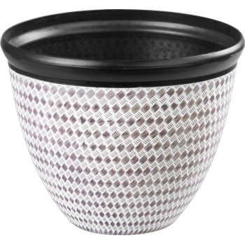 Вазон Strend Pro Marble, 37x30 см, коричневый