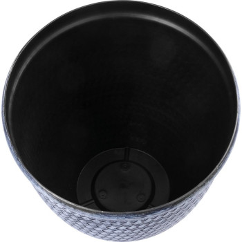 Strend Pro Marble flower pot, 37x30 cm, blue