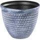 Strend Pro Marble flower pot, 37x30 cm, blue