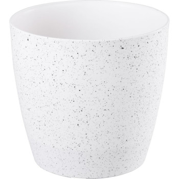 Strend Pro Stone flowerpot, 28x26 cm, white, stone effect