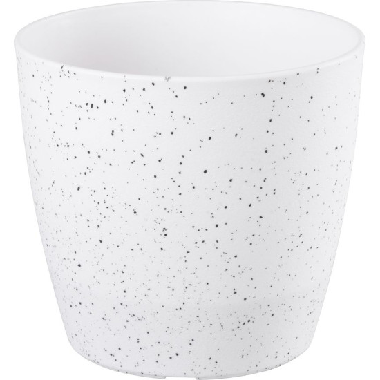 Strend Pro Stone flowerpot, 23x20.5 cm, white, stone effect