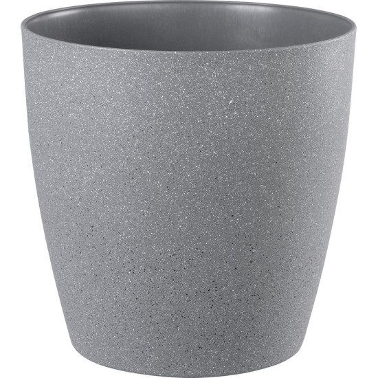 Strend Pro Stone flowerpot, 35x35 cm, gray, stone effect