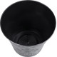 Strend Pro Flower flower pot, 24.5x19.3 cm, silver, metallic effect