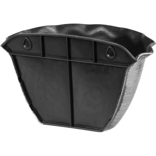 Strend Pro Wave planter, 26x18 cm, silver, metallic effect, hanging