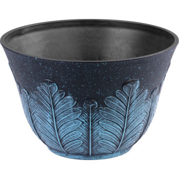 Strend Pro Flower flower pot, 30x19 cm, grey-blue
