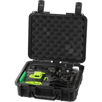 Laser Strend Pro Industrial 4 X 3D, green, in case, with accessories, remote control Laser Strend Pro Industrial 4 X 3D, green, in case, with accessories, remote control