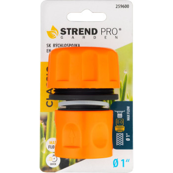 Ātrais savienotājs Strend Pro Garden, ar 1" plūsmu, dārzs, MAX FLOW Ātrais savienotājs Strend Pro Garden, ar 1" plūsmu, dārzs, MAX FLOW