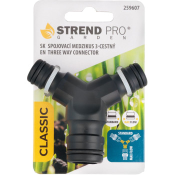 Connector Strend Pro Garden, 3-way, MAX FLOW, reduction to 2x STANDARD