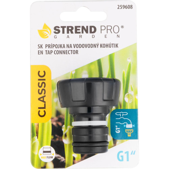 Adapteris Strend Pro TS3009L, maksimālā plūsma, 1" Adapteris Strend Pro TS3009L, maksimālā plūsma, 1"