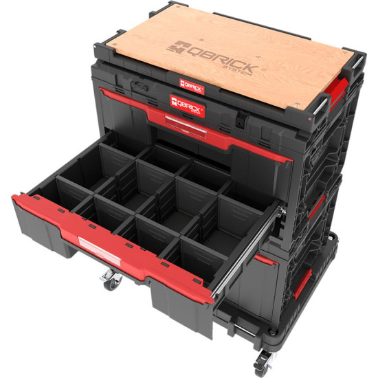 Органайзер QBRICK® ONE Ящики для мастерской SET 6 Органайзер QBRICK® ONE Ящики для мастерской SET 6