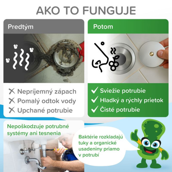 Aktivatoru ActivSan, sifonā