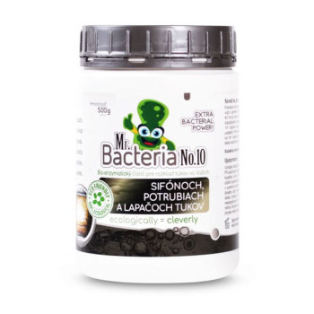 Активатор Mr.Bacteria No.10, для разложения жиров в сифонах, трубах и жироуловителях, 500г Активатор Mr.Bacteria No.10, для разложения жиров в сифонах, трубах и жироуловителях, 500г
