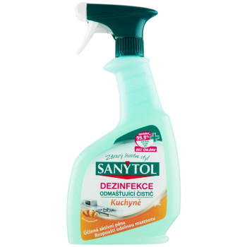 Sanytol dezinfekcijas, attaukošanas tīrīšanas līdzeklis, virtuvei, 500 ml
