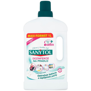 Дезинфекция Санитол, для стирки, аромат белых цветов, 1000 мл