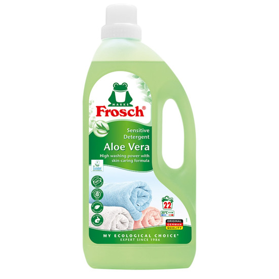 Frosch Aloe Vera Sensitive, стиральный порошок, 1500 мл