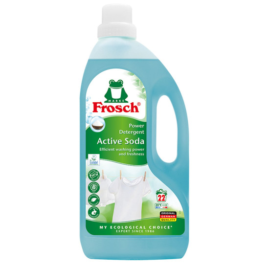 Mazgāšanas līdzeklis Frosch Eko Active Soda, veļa, ar aktīvo sodu, 1500 ml