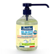 Gel Briochin, for washing dishes and hands 2in1, Marseille soap, 500ml