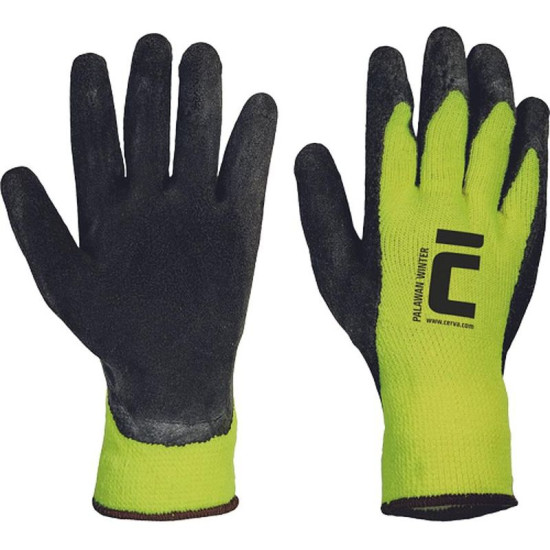 Перчатки PALAWAN Winter Yellow 11/XXL, нейлон, Латекс Перчатки PALAWAN Winter Yellow 11/XXL, нейлон, Латекс