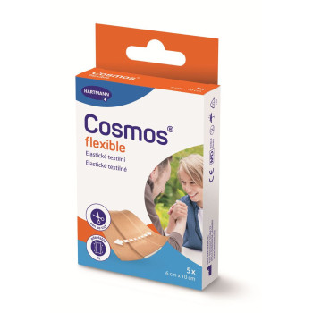 Cosmos elastīgs plāksteris 6x10 cm, 5gab Cosmos elastīgs plāksteris 6x10 cm, 5gab