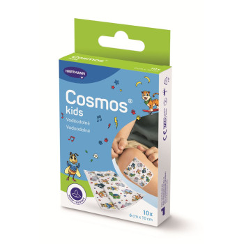 Cosmos Kids dzīvnieku plāksteris 6x10 cm, 10 gab Cosmos Kids dzīvnieku plāksteris 6x10 cm, 10 gab