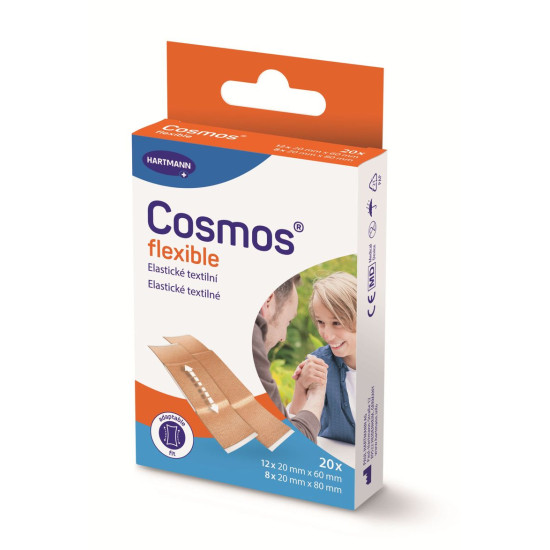 Elastīgs Cosmos plāksteris 2 izmēri, 20gab Elastīgs Cosmos plāksteris 2 izmēri, 20gab