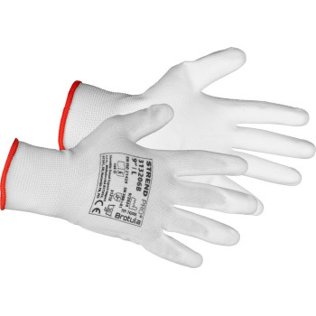 Перчатки St Brotula White 09/L, сад, белые