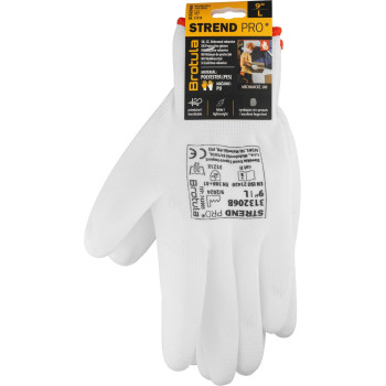 Перчатки St Brotula White 09/L, сад, белые