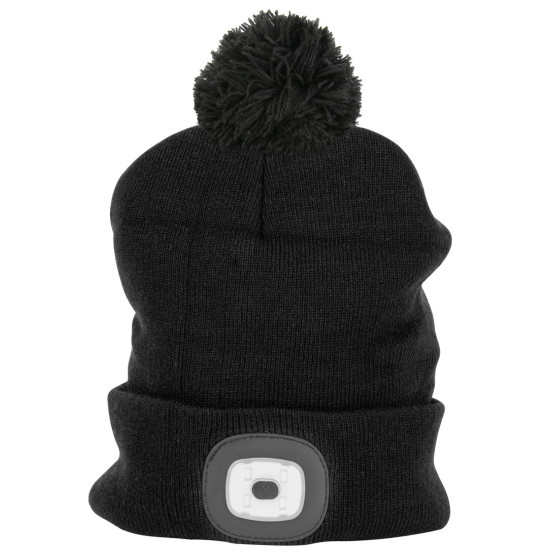 LED cepure Strend Pro Wahoo black L, 4x SMD LED, 60 lm, with pom pom LED cepure Strend Pro Wahoo black L, 4x SMD LED, 60 lm, with pom pom