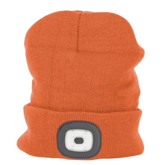 Beanie Strend Pro Albacore oranža L, 4x SMD LED, USB uzlāde Beanie Strend Pro Albacore oranža L, 4x SMD LED, USB uzlāde