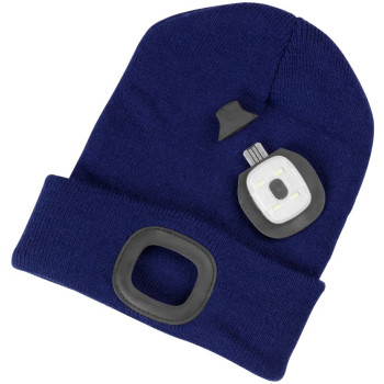 Beanie Strend Pro Albacore kid blue M, 4x SMD LED, USB uzlāde, bērniem Beanie Strend Pro Albacore kid blue M, 4x SMD LED, USB uzlāde, bērniem