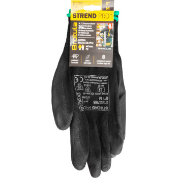 Gloves ST BROTULA Black 08/M garden, NEW EDITION, with blister