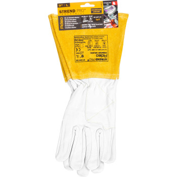 Strend Pro Industrial Adeo gloves, full leather, welding, size 9/L