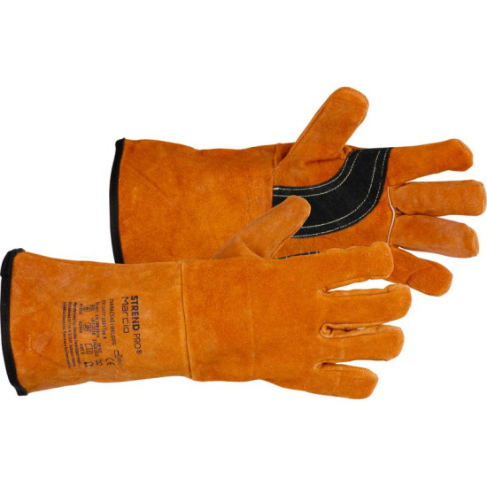 Strend Pro Industrial Marcio gloves, full leather, welding, size 10/XL