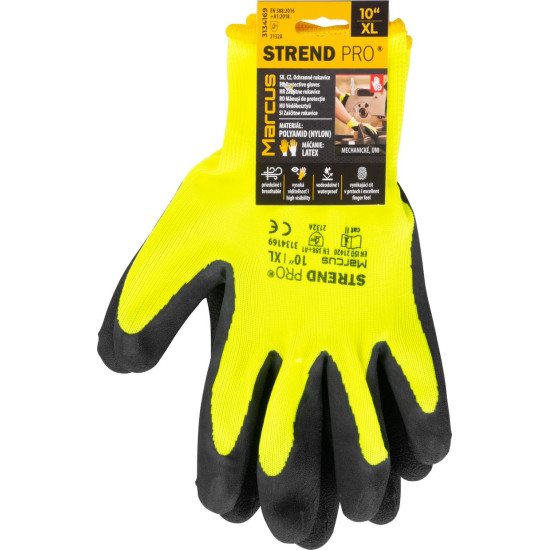 Cimdi Strend Pro Marcus, aizsargājoši, poliamīds, 10/XL izmērs, ar blisteri Cimdi Strend Pro Marcus, aizsargājoši, poliamīds, 10/XL izmērs, ar blisteri