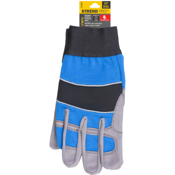 Strend Pro Varo cimdi, āda/sintētiski, pastiprināti, izmērs 11/XXL