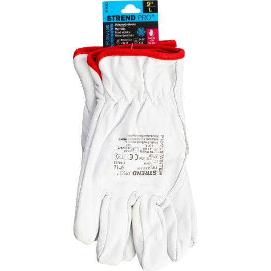 Gloves Strend Pro Flavus Winter, winter, protective, insulated, full leather, size 09/L