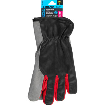 Strend Pro Bertus Winter gloves, winter, protective, insulated, textile/leather, size 09/L