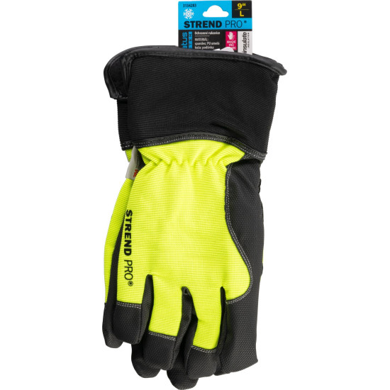 Strend Pro Gratus Winter gloves, winter, protective, insulated, waterproof, 3M insulation, size 09/L