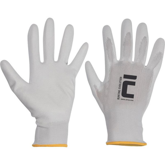 Cimdi BUNTING Evolution White (L), neilons Cimdi BUNTING Evolution White (L), neilons