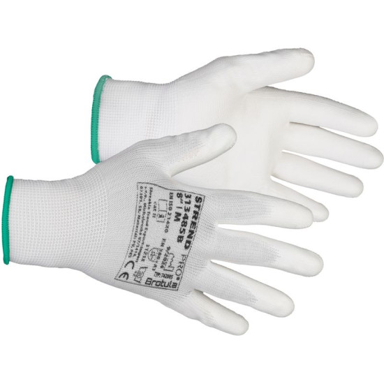 Cimdi St Brotula White 08/M dārza, baltie Cimdi St Brotula White 08/M dārza, baltie