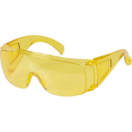Aizsargbrilles, PVC, dzeltenas