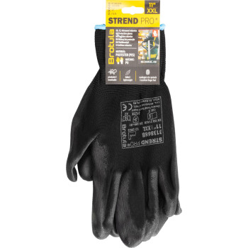 Перчатки ST BROTULA Black 11/ XXL, садовые, NEW EDITION, с блистером