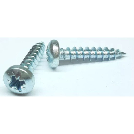 Винт UV PH M04x45, полукруглая головка, резьба PZ, DIN 7505 B