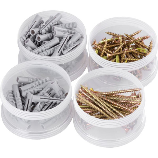 Dībeļnagļu komplekts Strend Pro,  5x80, 5x40, 8x40, 150 gab.