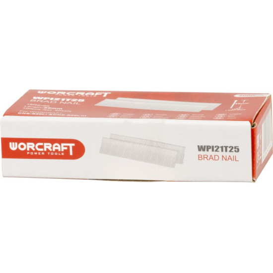 Гвозди степлера Worcraft CNS-S20Li / CNS-S20LiH, 25 мм, тип T, упаковка. 5000 шт