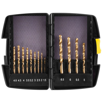 Набор сверл 13шт Strend рro Ti, по металлу