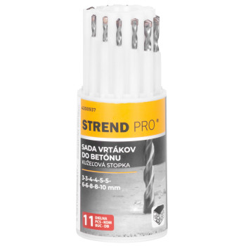 Набор сверл Strend Pro, по бетону, 11 пр.