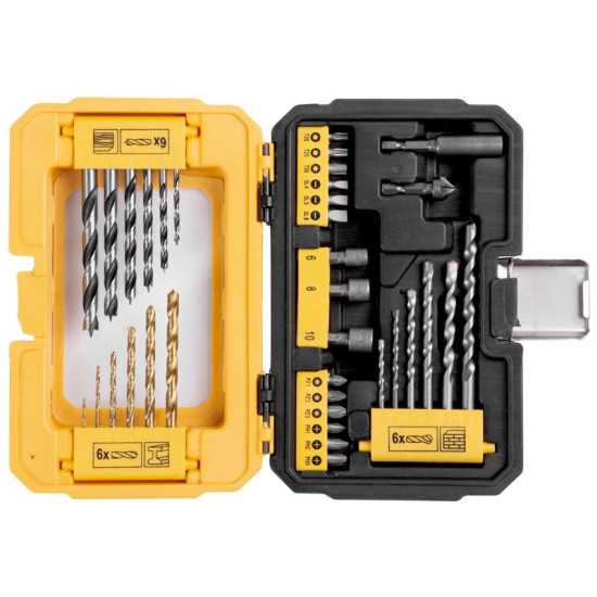 Set of drills and bits Strend Pro, in a case, 35 pcs + bit holder