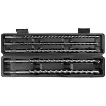 Набор сверл по бетону Strend Pro, SDS+, 10, 12, 16, 18, 20 мм x 450 мм, 5 пр. Набор сверл по бетону Strend Pro, SDS+, 10, 12, 16, 18, 20 мм x 450 мм, 5 пр.